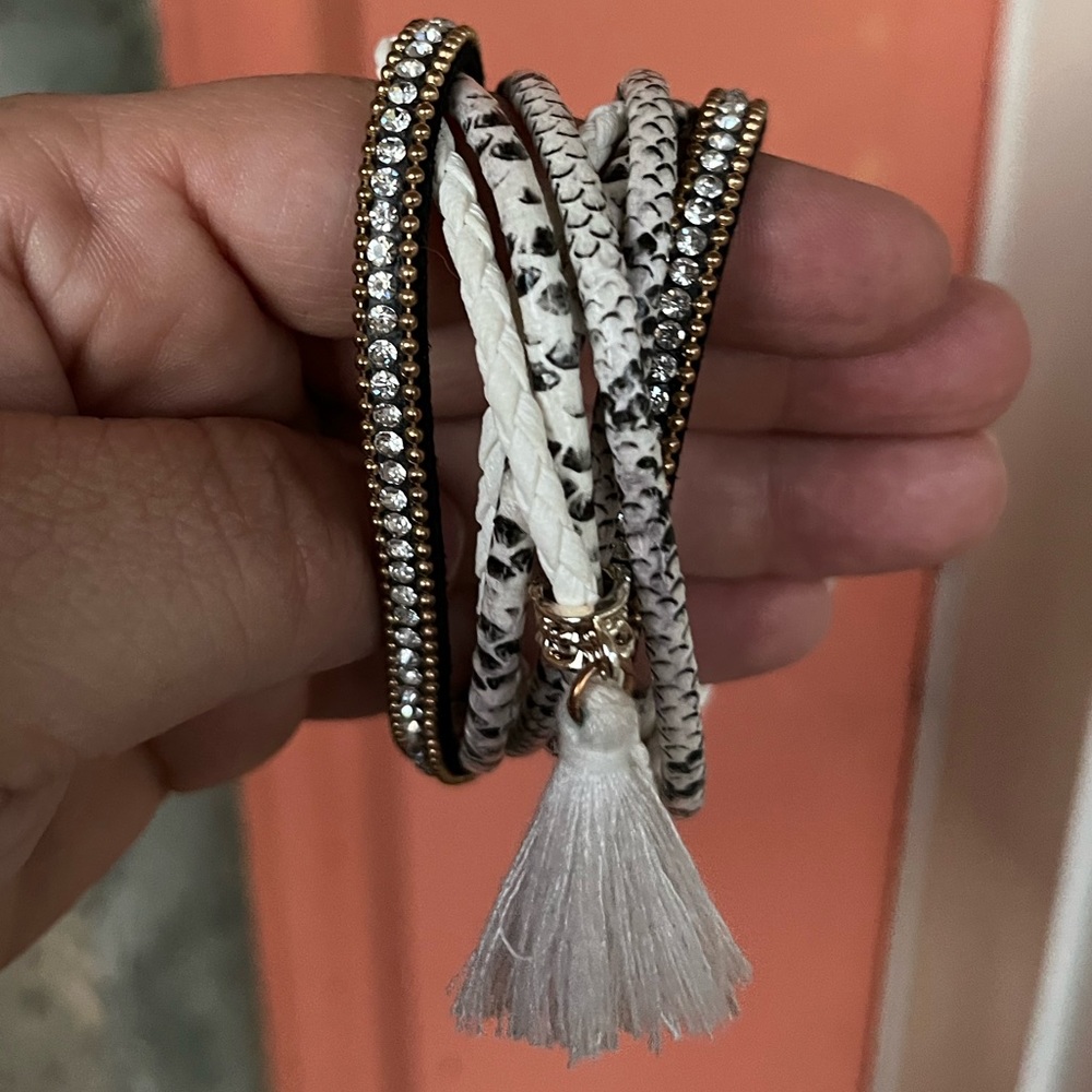 Ann Taylor multi-strand wrap bracelet